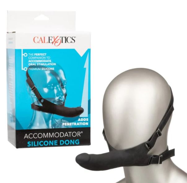 ACCOMMODATOR SILICONE DONG BLACK - SE151413