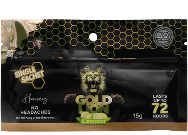 GOLD LION HONEY LEMON 24PC DISPLAY (NET) - COGLHLD