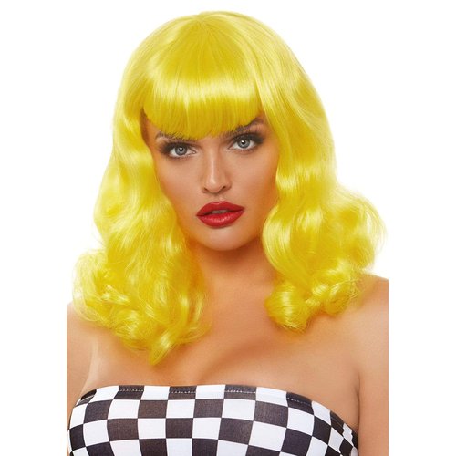 16" Retro Curly Bob Wig - A2860     17622