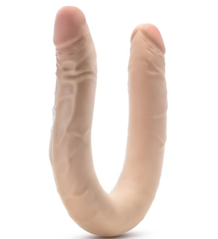 DR SKIN PLUS - 16.5 POSABLE DOUBLE DONG - BEIGE " - BN32093