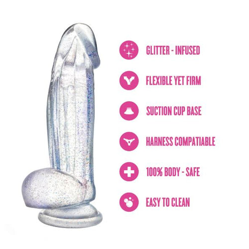 NATURALLY YOURS BLING 7.5IN' SPARKLING CLEAR - BN16609