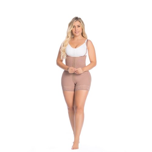 Ultra Butt Lift Body Garment-HipHugger 2 Level Hook. Strapless girdle shapes and lifts the