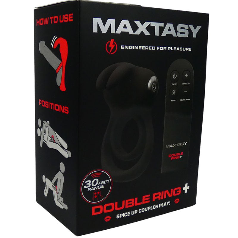MAXTASY DOUBLE RING+ - MAXRINREM01