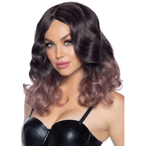 18" Curly Ombre Long Bob Wig - A2865     03622