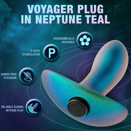 ANAL ADVENTURES MATRIX VOYAGER PLUG NEPTUNE TEAL - BN18702
