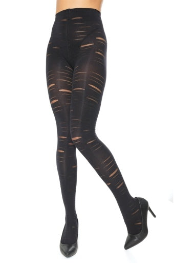 1894 - Pantyhose Opaque Slashed