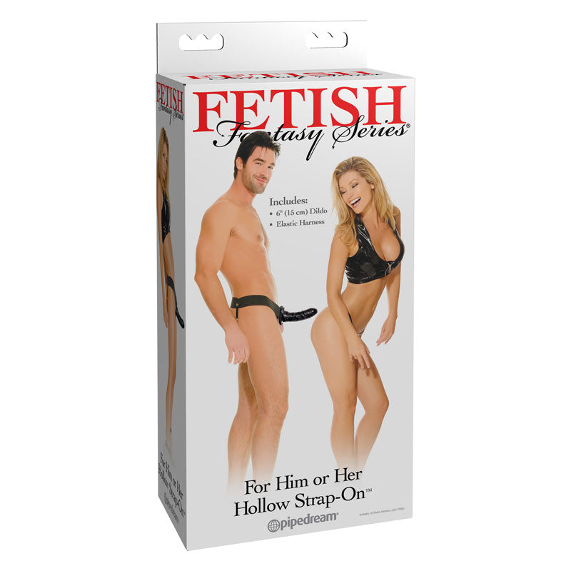 Pipedream Fetish Fantasy Series For Him or Her 6 in. Hollow Strap-On