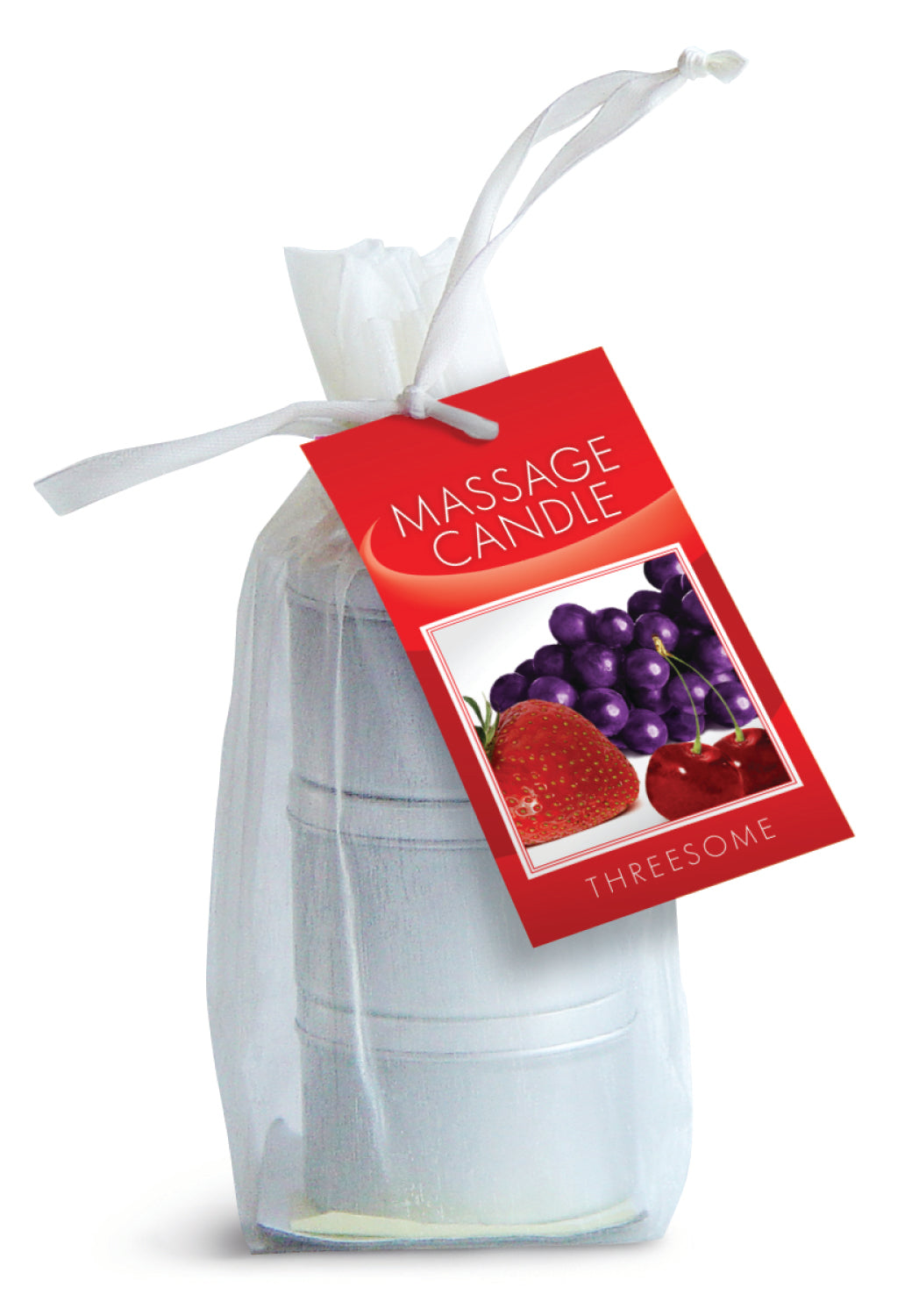 CANDLE 3 PACK EDIBLE CHERRY GRAPE STRAWBERRY - EBHSCK200