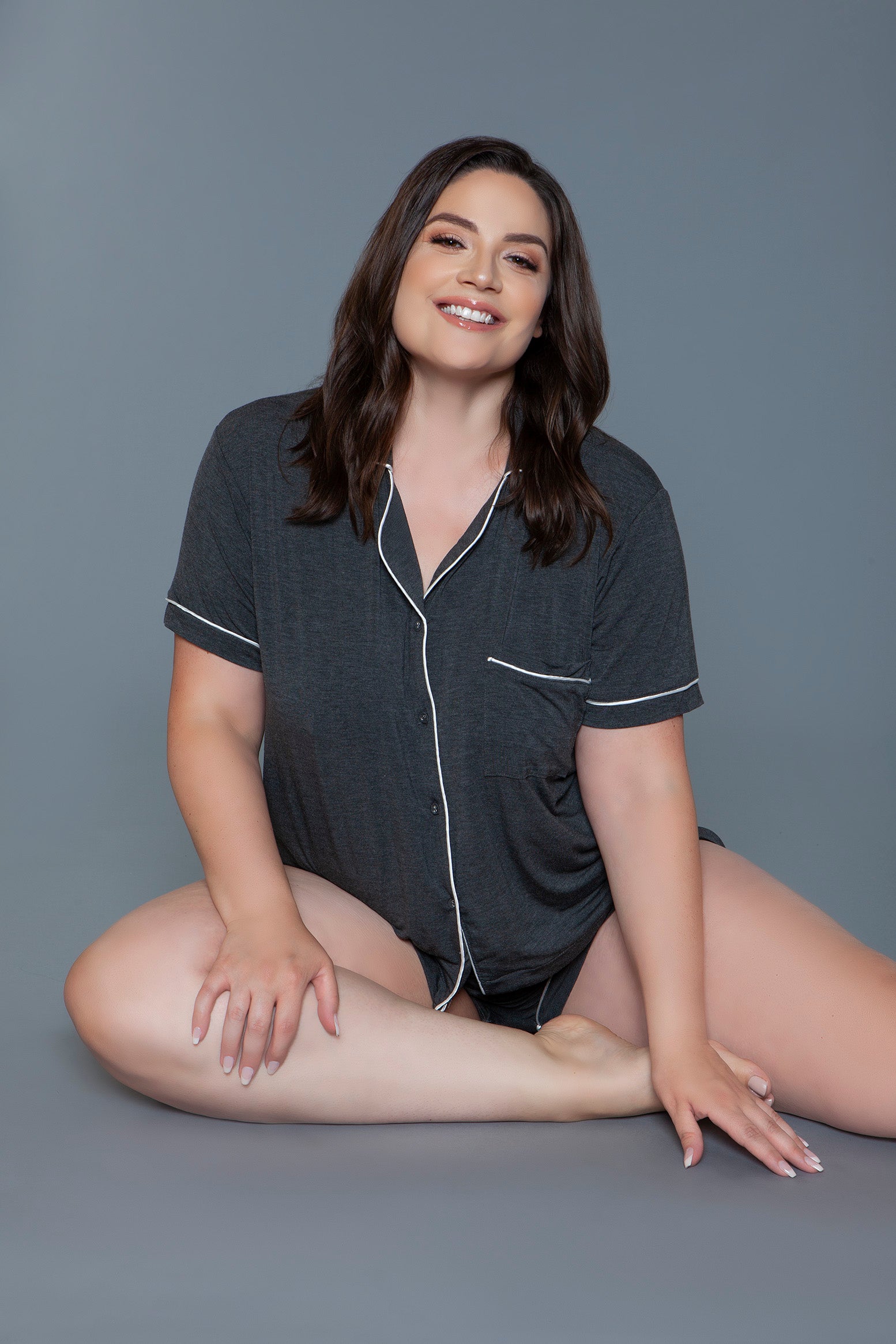 2027 Riley Two Piece PJ Set-Pinkfoxxx