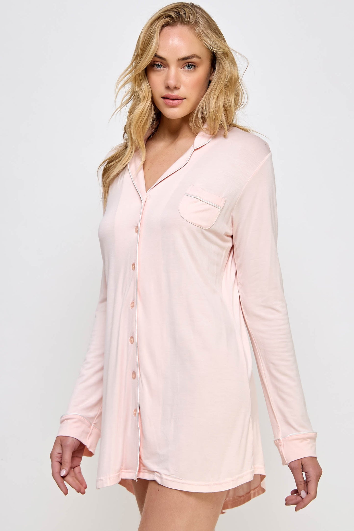 2088 Mahina Sleep Shirt-Pinkfoxxx
