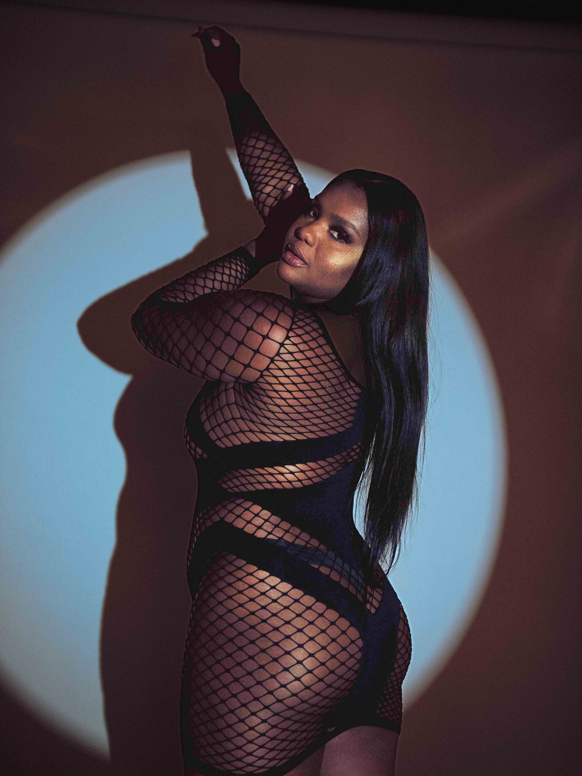Take Charge Plus Fishnet Dress - 86593Q    00107