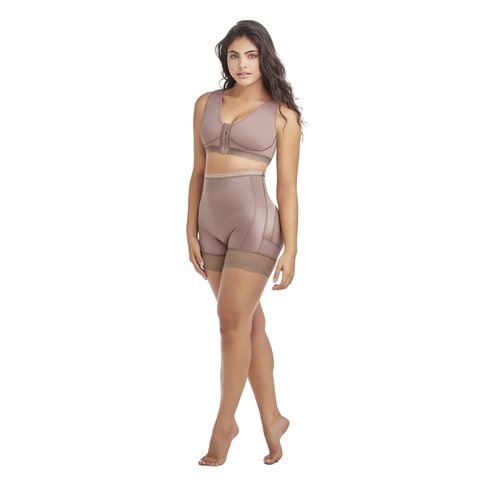 Surgical Bra-Sleeveless HooksDouble Frontal Fabric Lining. This posture correcting bra fea