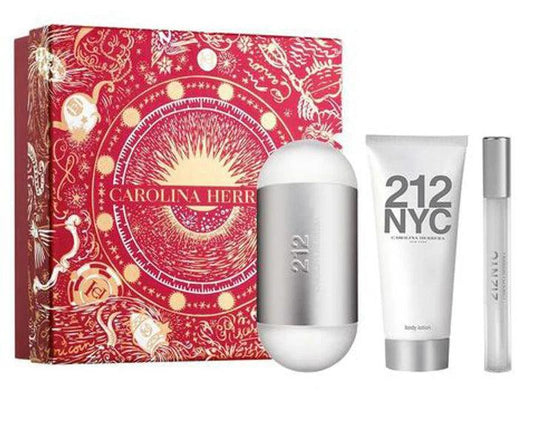 212 NYC 3PC SET, WOMEN'S GIFT SET, EDT-Pinkfoxxx