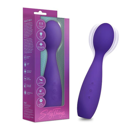 SEXY THINGS VELVET HIGH WAND G-SPOT PURPLE - BN37212