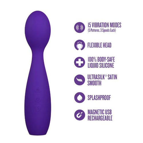 SEXY THINGS VELVET HIGH WAND G-SPOT PURPLE - BN37212