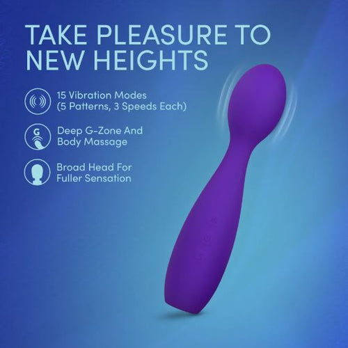 SEXY THINGS VELVET HIGH WAND G-SPOT PURPLE - BN37212
