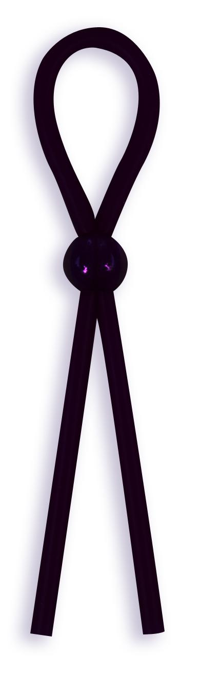 SILICONE COCK TIES BLACK