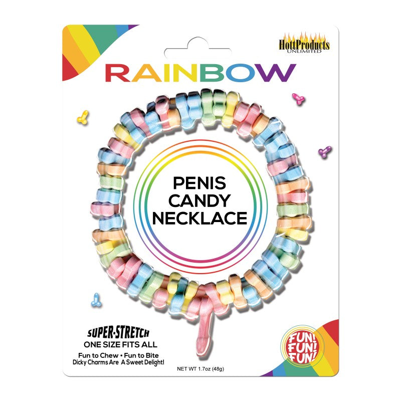 DICKY CHARMS PENIS SHAPED CANDY NECKLACE