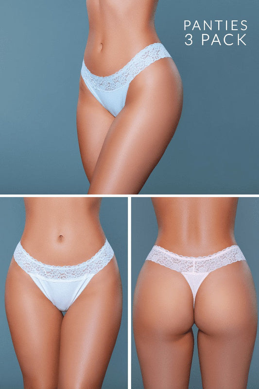 22003PK Devon 3 Pack-Pinkfoxxx