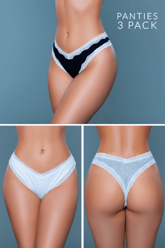 22073PK Sam Thong 3 Pack-Pinkfoxxx