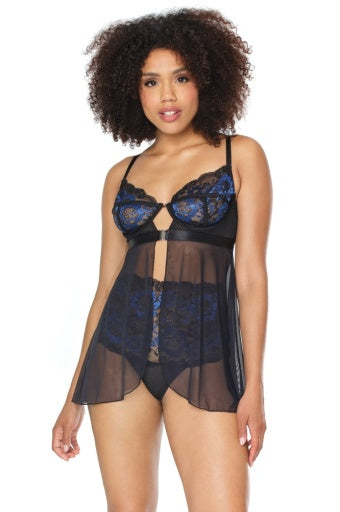 22103 - Babydoll & high waisted panty