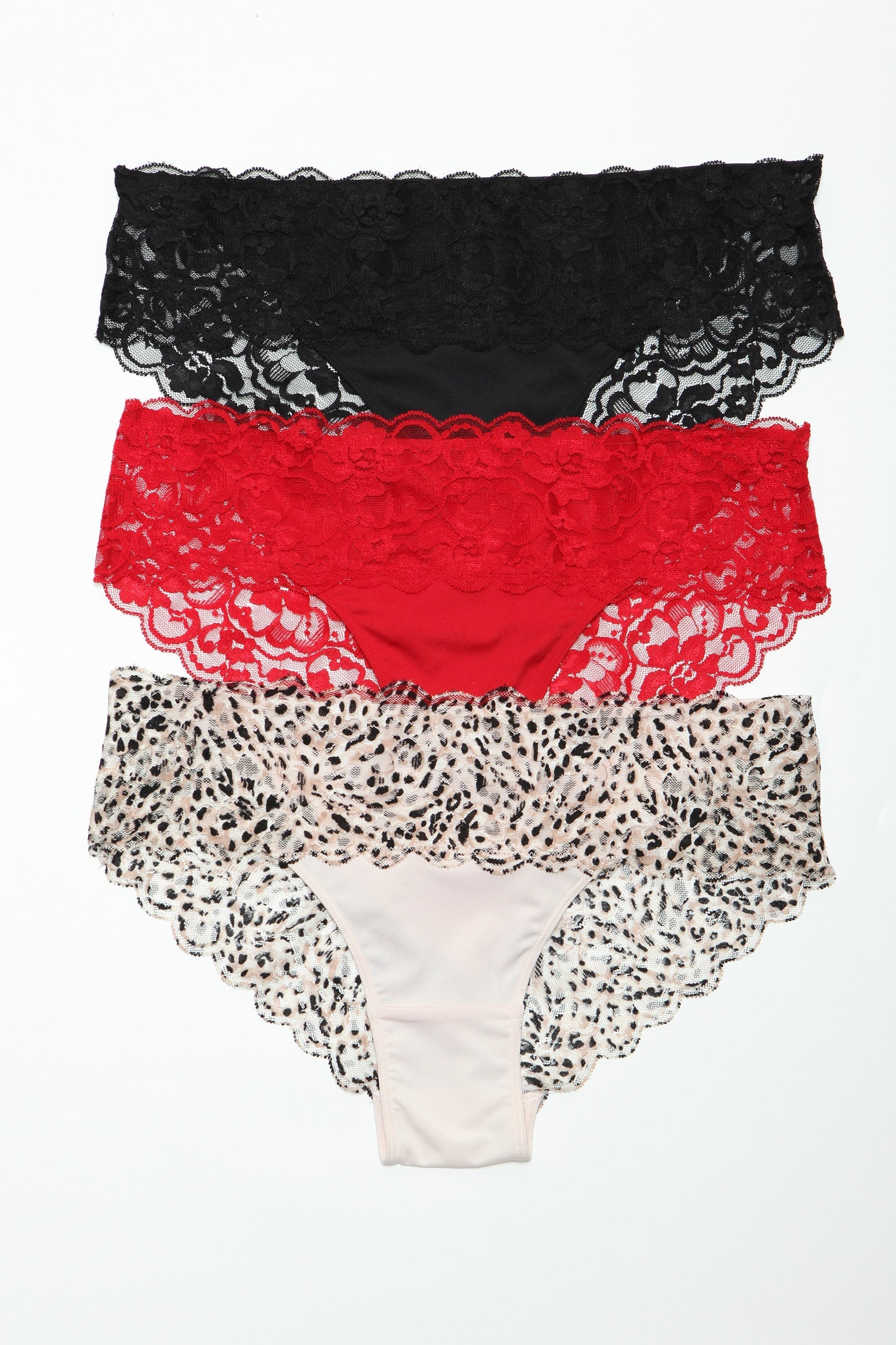22103PK Arlo Bikini Panty 3 Pack-Pinkfoxxx