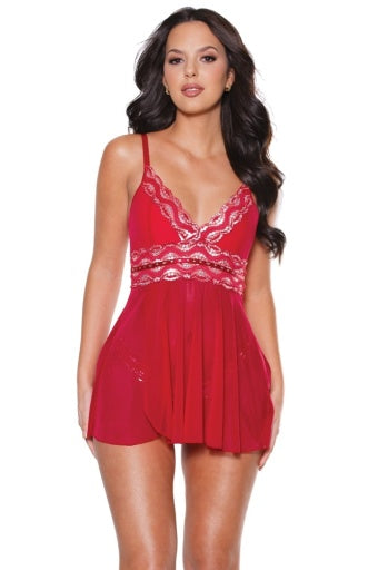 22301 - Babydoll & Thong