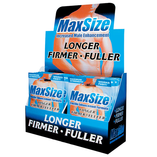 Swiss Navy MaxSize Erectile Enhancement Formula Pills 2-Pack 24-Piece Display