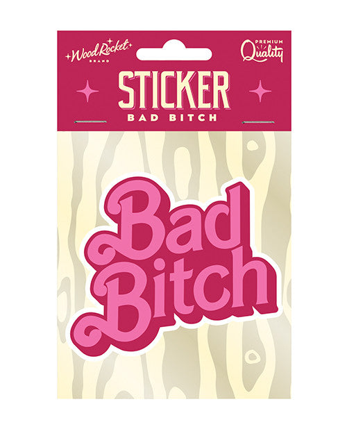 BAD BITCH STICKER (NET) - WRSTK006