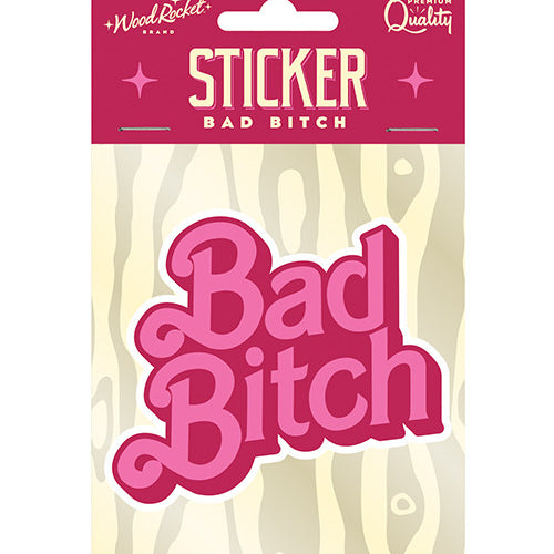 BAD BITCH STICKER (NET) - WRSTK006