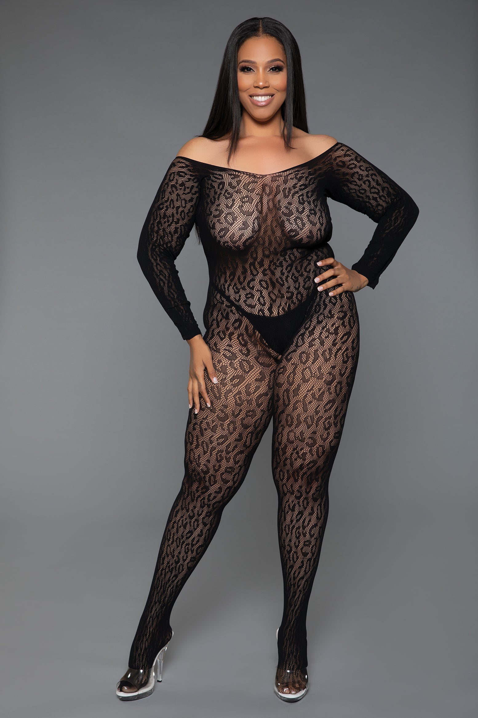 2354 Animal Instinct Bodystocking-Pinkfoxxx