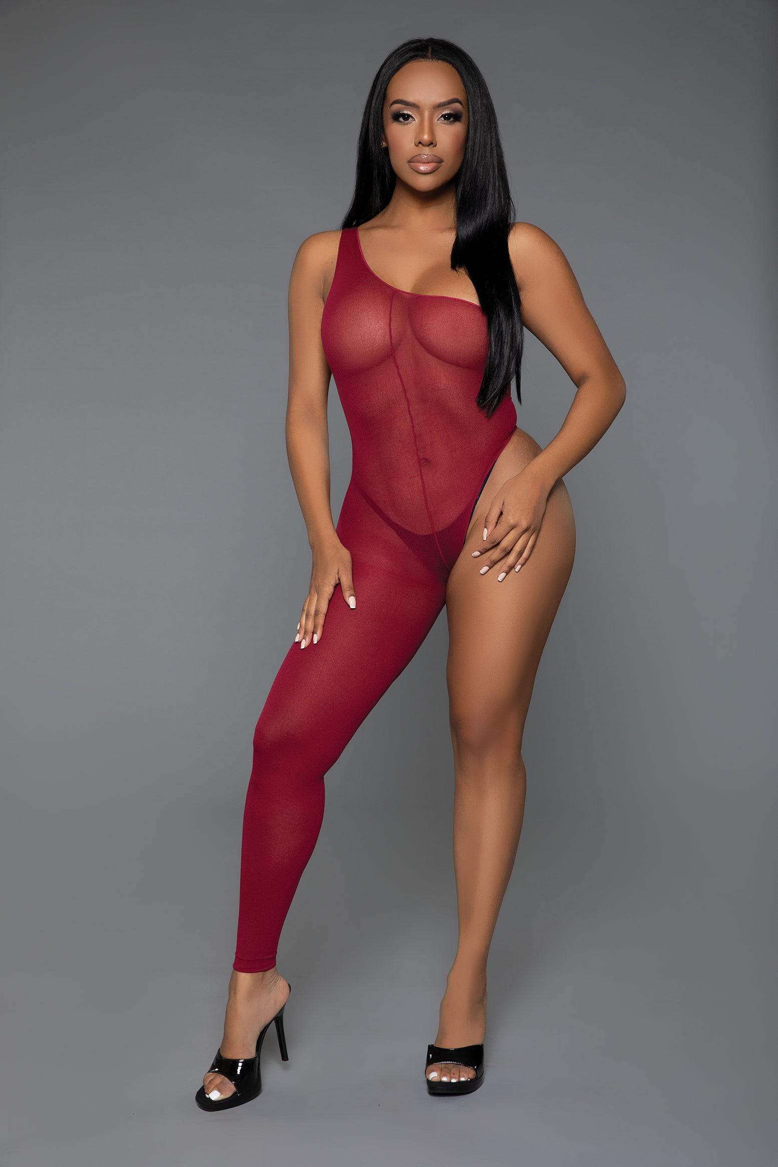 2360 Tell Me You're Mine Bodystocking-Pinkfoxxx