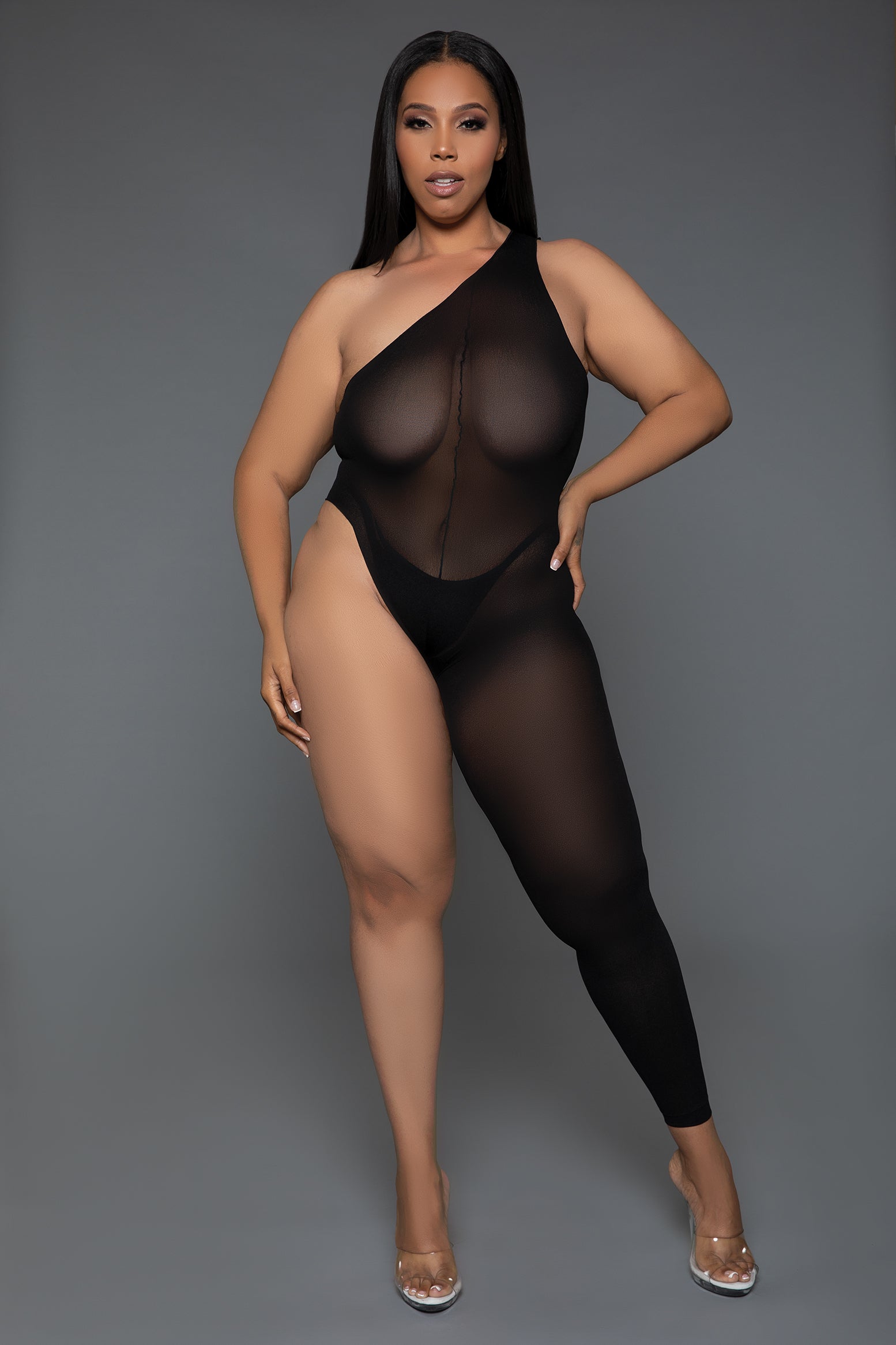 2360 Tell Me You're Mine Bodystocking-Pinkfoxxx