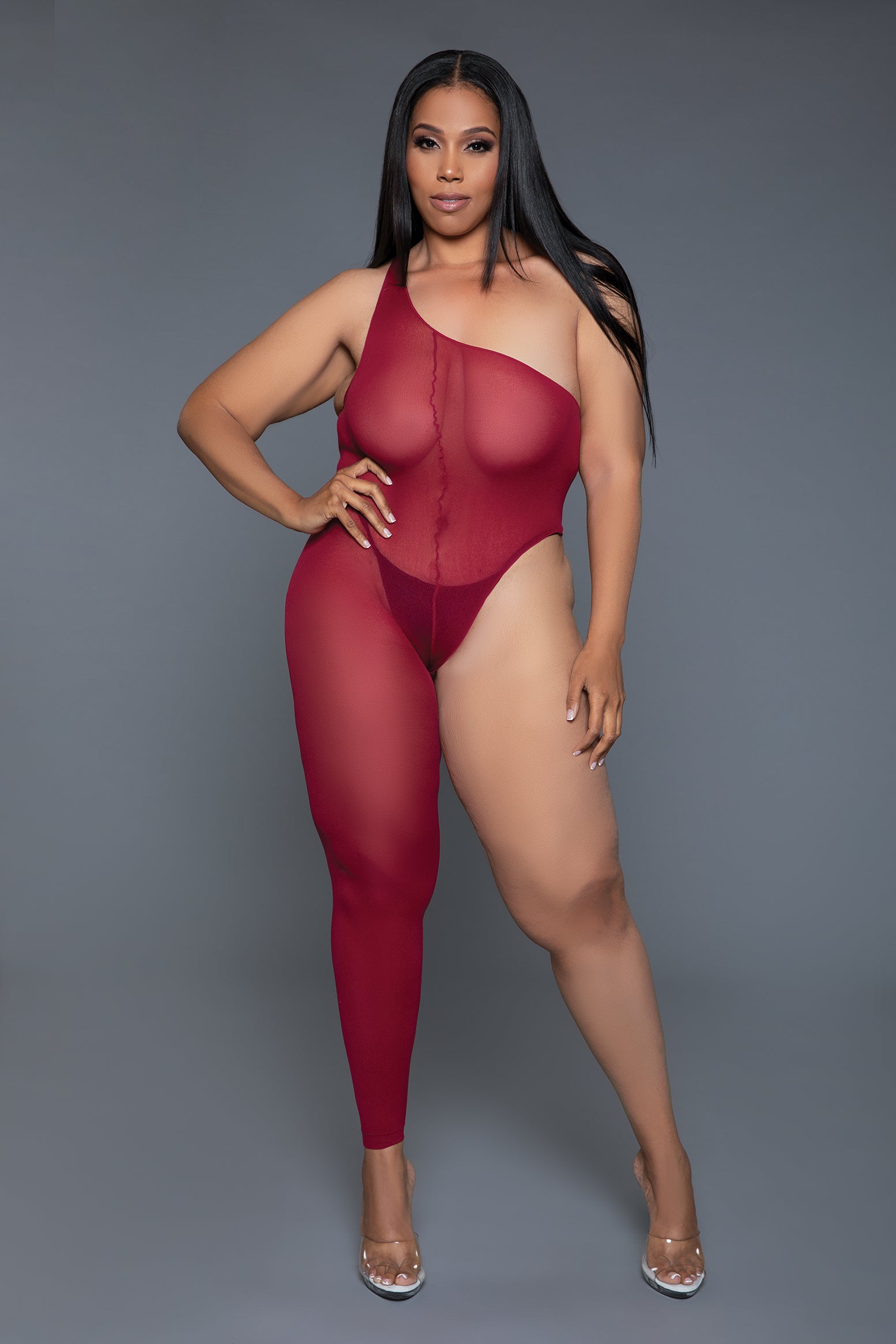 2360 Tell Me You're Mine Bodystocking-Pinkfoxxx