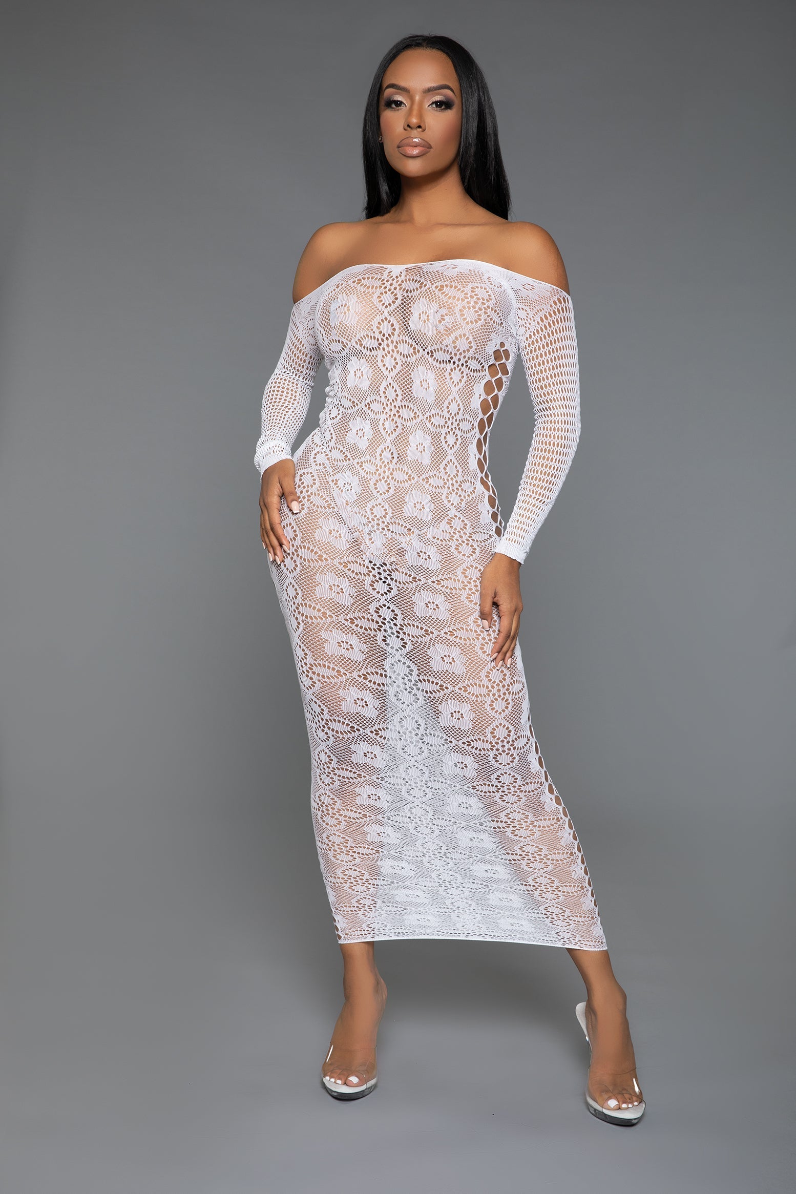 2361 Late Last Night Night Dress-Pinkfoxxx