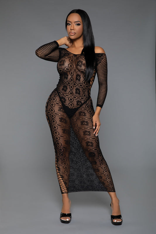 2361 Late Last Night Night Dress-Pinkfoxxx
