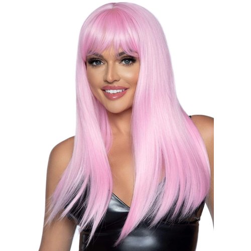 24" Straight Wig with Bangs - A2881     00522