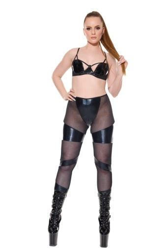 24220 - Bondage Style Mesh Pants
