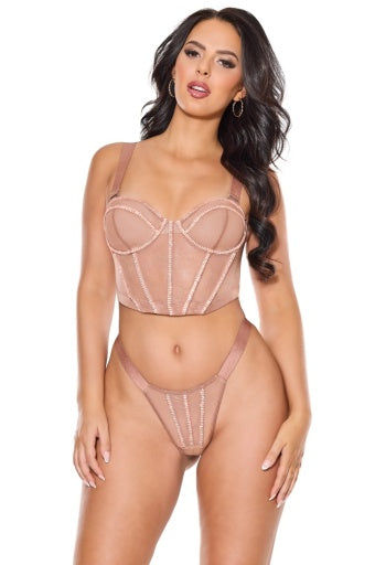 24314 - Bustier & Thong