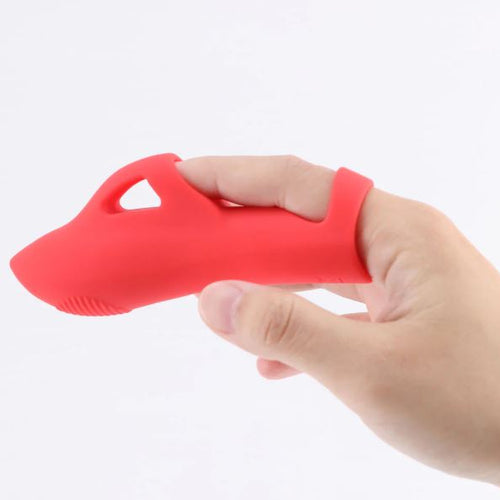 LANA LIQUID SILICONE FINGER VIBE RED - MTBO2509RED