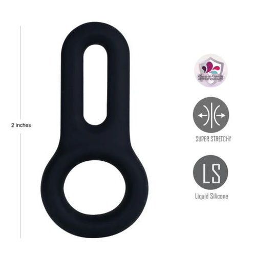 GAVIN BLACK LIQUID SILICONE C-RING - MTBO2514BLK