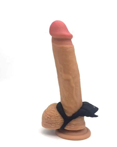 ROCKY BLACK PENIS RING - MTBO2522BLK