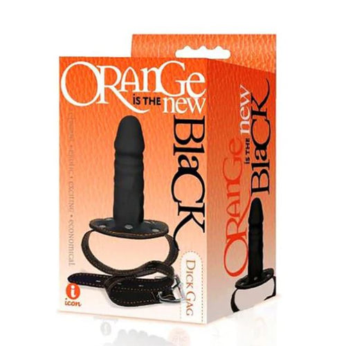 THE 9'S ORANGE IS THE NEW BLACK DICK GAG - IB2534