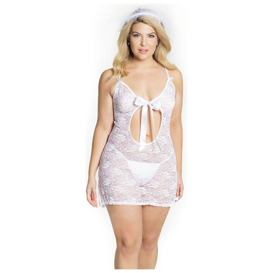2577 - Bridal Chemise White