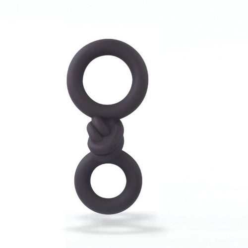 COOPER LIQUID SILICONE DUAL SUPER STRETCH C-RING CHOCOLATE - MTBO2603CHOCOLATE