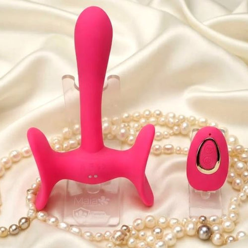 PAISLEE DUAL MOTOR THIIGH HOLD VIBRATOR PINK - MTBO2614