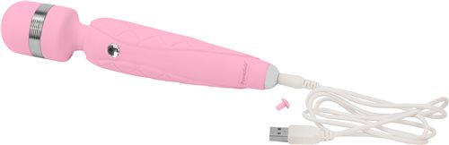 PILLOW TALK CHEEKY WAND W/SWAROVSKI CRYSTAL PINK - BMS26716