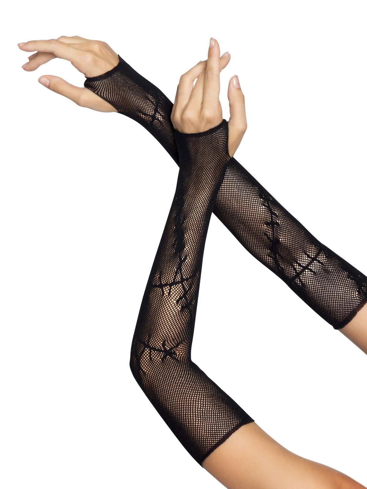 Stitched Up Fingerless Gloves - 2676      00122