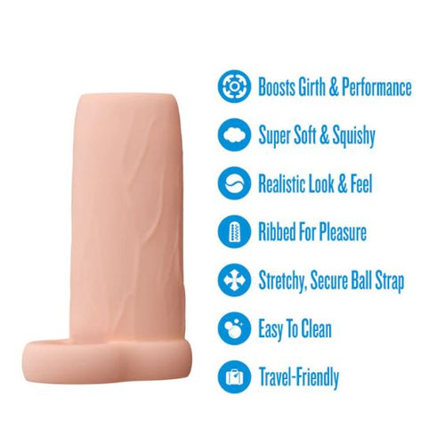 PERFORMANCE PENIS EXTENDER ENHANCEMENTE SLEEVE 3.5 VANILLA" - BN26823