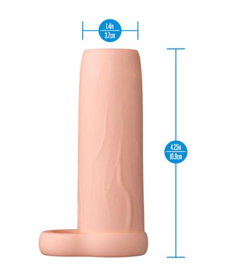 PERFORMANCE PENIS EXTENDER ENHANCEMENTE SLEEVE 4.25 VANILLA" - BN26833